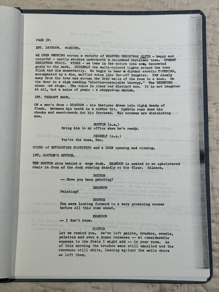 "THE NIGHT BEFORE CHRISTMAS" Script by RON FORD based on ROBERT BLOCH Story
