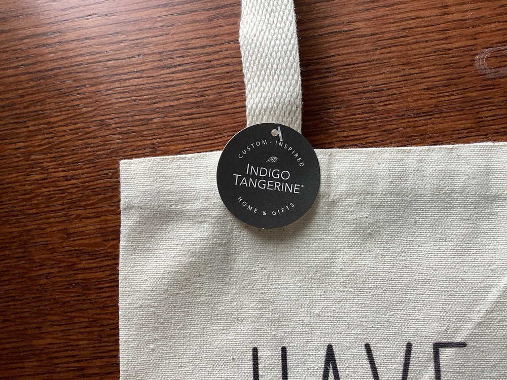 canvas yarn tote