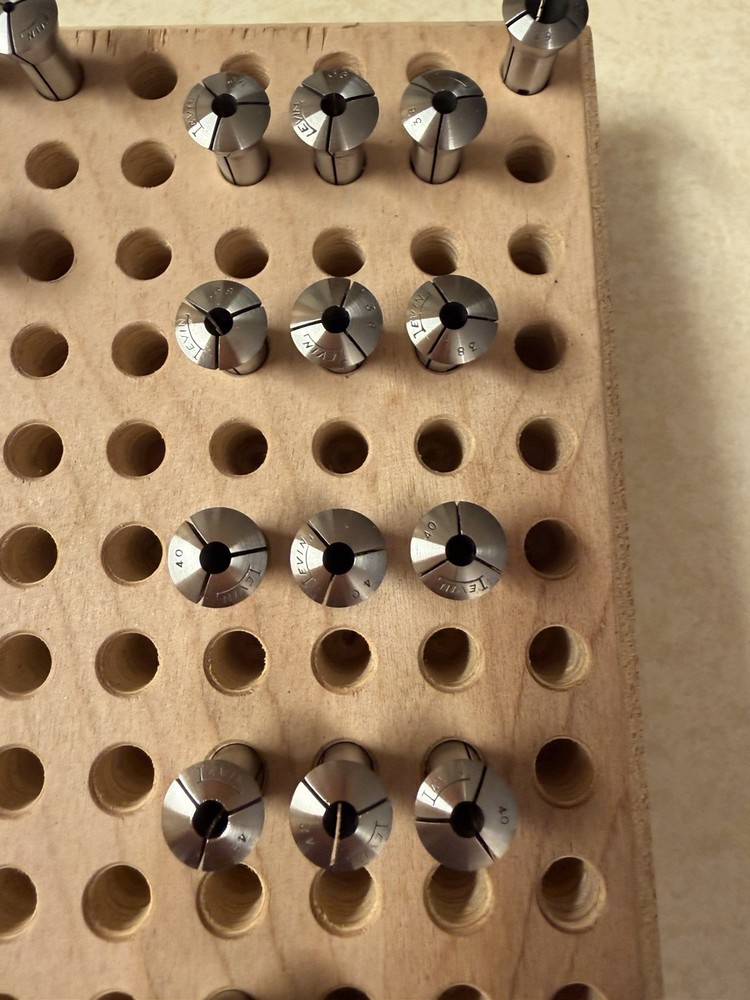 Levin 8mm watchmakers collets various sizes great condition