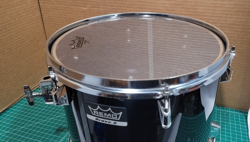 Remo Bravo 2 Tom 12x9 inch Black