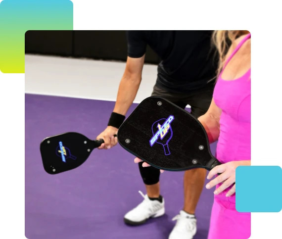 "Speed Up" Pickleball Trainer Aid - Includes 3 Weights: 2.5oz - 5oz - 7.5oz