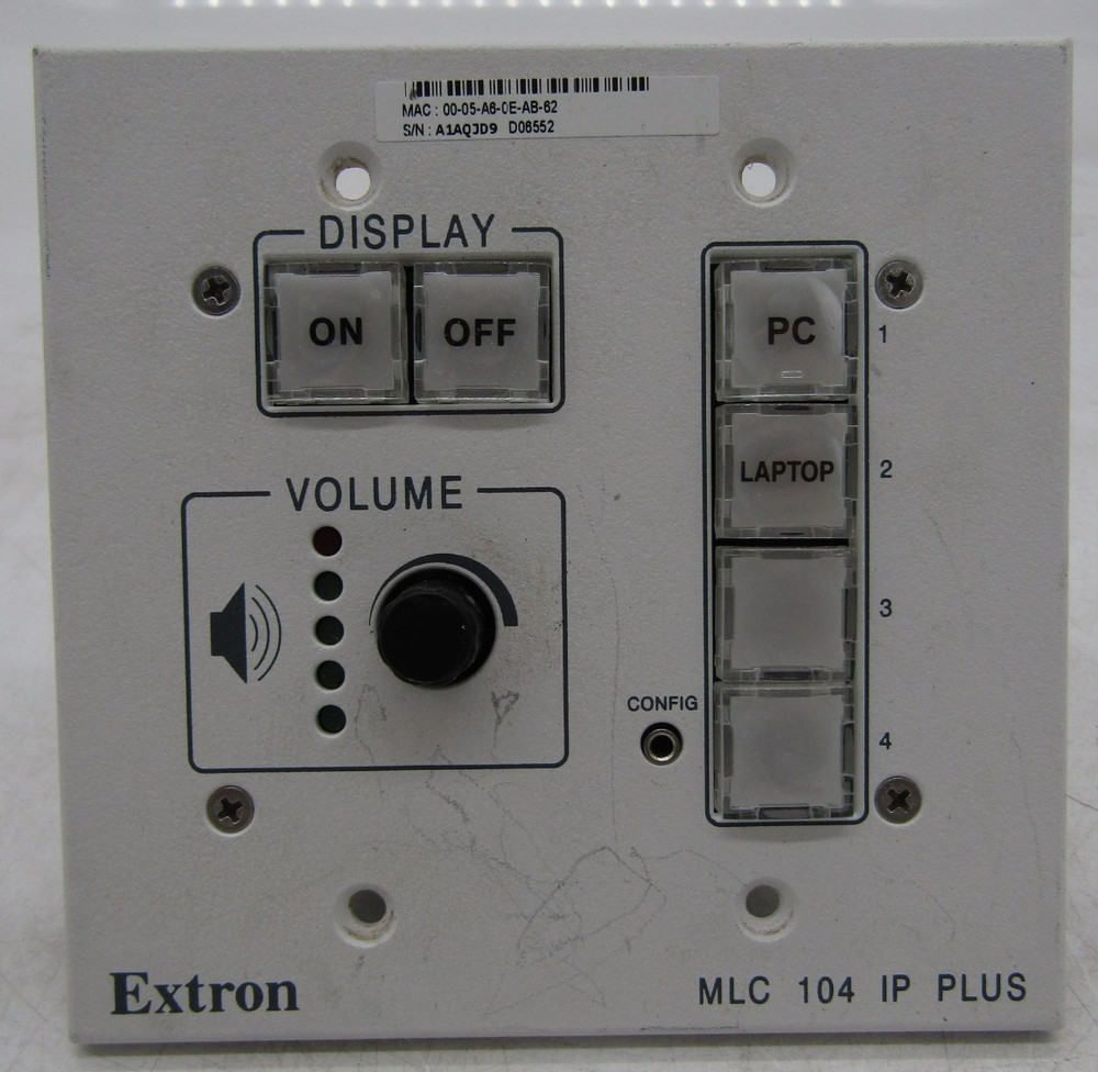Extron Electronics MLC 104 IP Plus MediaLink Button Controller
