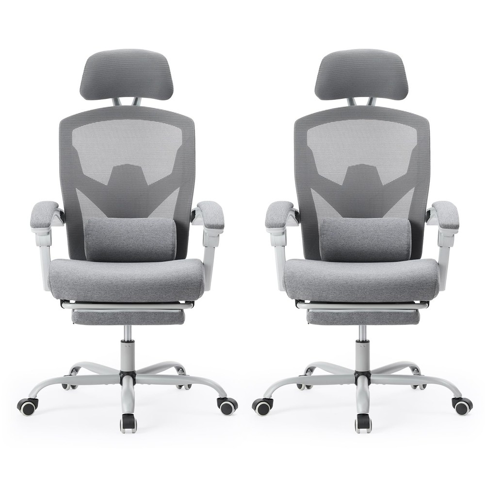 Office Computer Desk Chair with Footrest,Ergonomic HighBack Mesh Rolling Work...