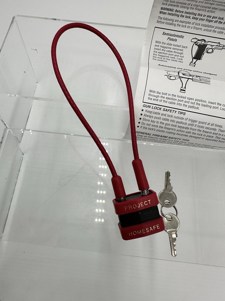 PROJECT CHILD SAFE FIREARM 13-3/4" CABLE GUN LOCK