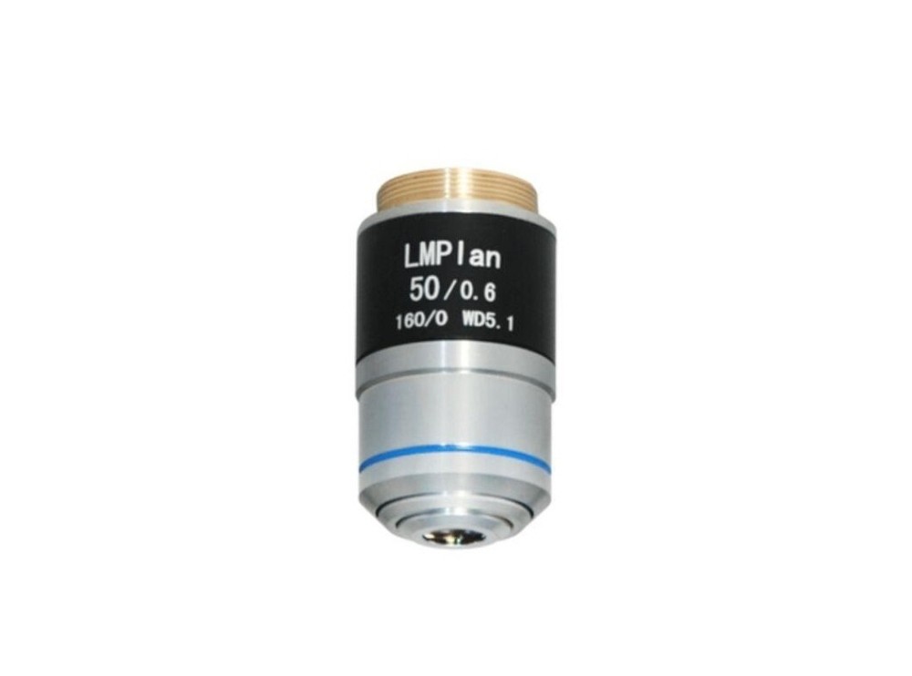 50X LONG WORKING DISTANCE LM PLAN ACHROMATIC MICROSCOPE OBJECTIVE *NEW OPEN BOX*