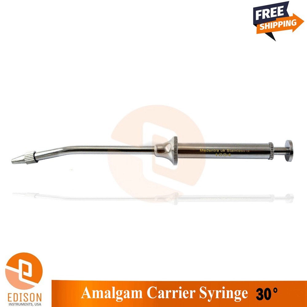 Dental Amalgam Filling Carrier Syringe 30°  Restorative Instruments