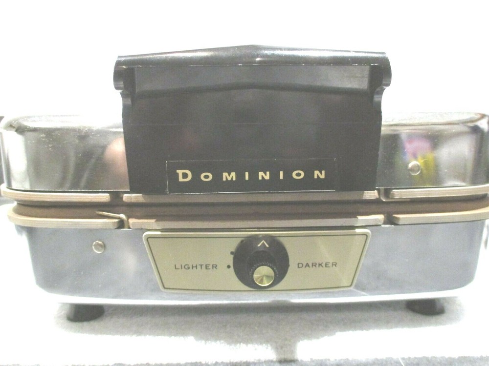 Vintage Dominion Waffle Maker Griddle 1226 Mansfield, OH _3/66