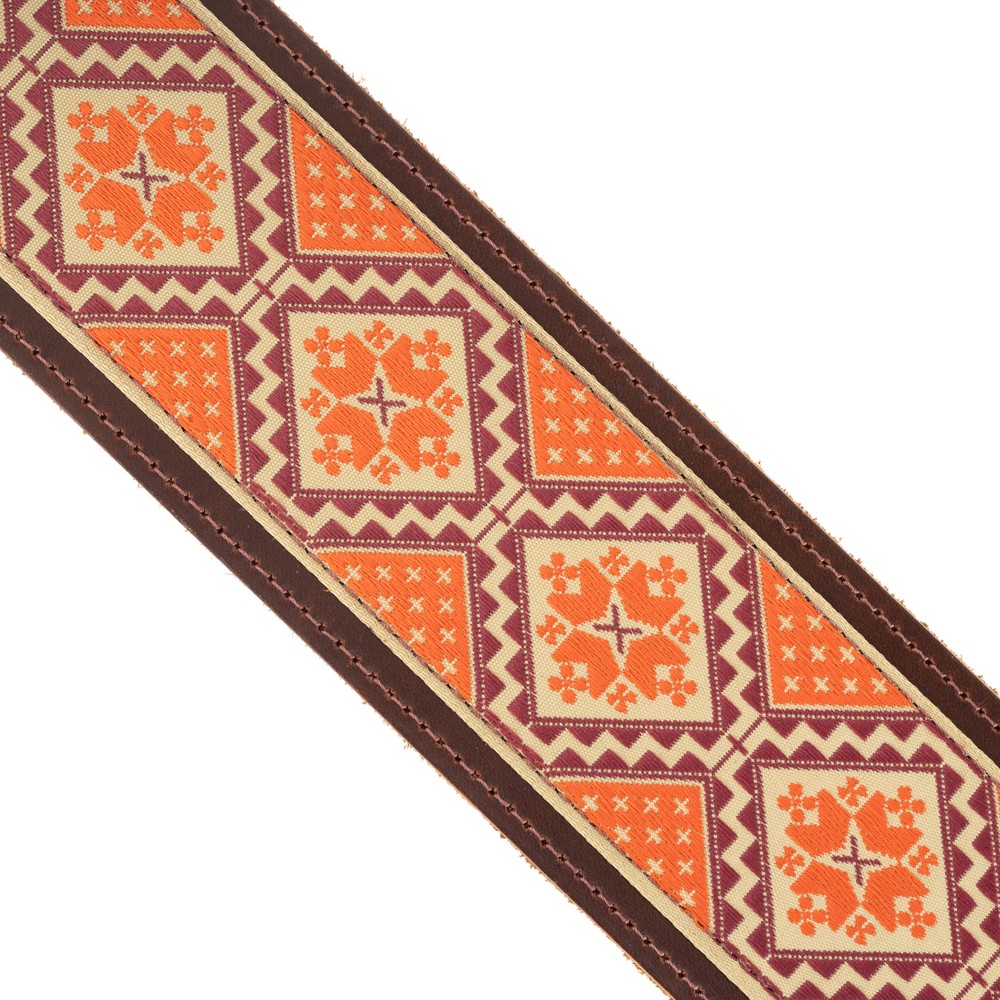Souldier Torpedo 2.5" Guitar Strap - "Rustic" Orange