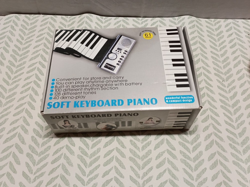 Hand Roll Soft Keyboard Piano - 61 Midi