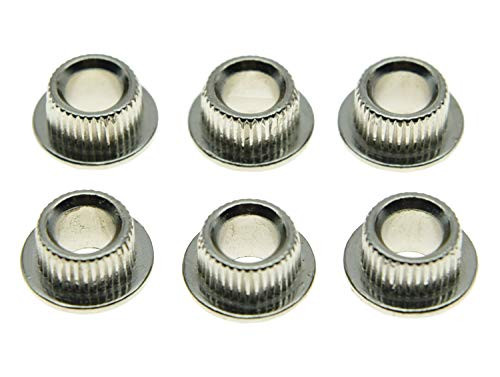 6PCS Electroplated Plastic Guitar Tuning Key Conversion Bushings Ferrules USA