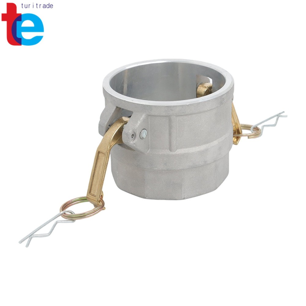 2pcs 3" Type D Aluminum Camlock Pair - Female NPT Thread Both Ends, Durable