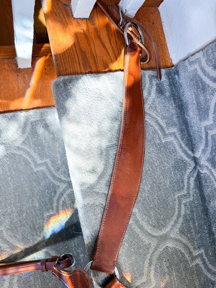 Tough 1 Turquoise Buckstitch Breastcollar