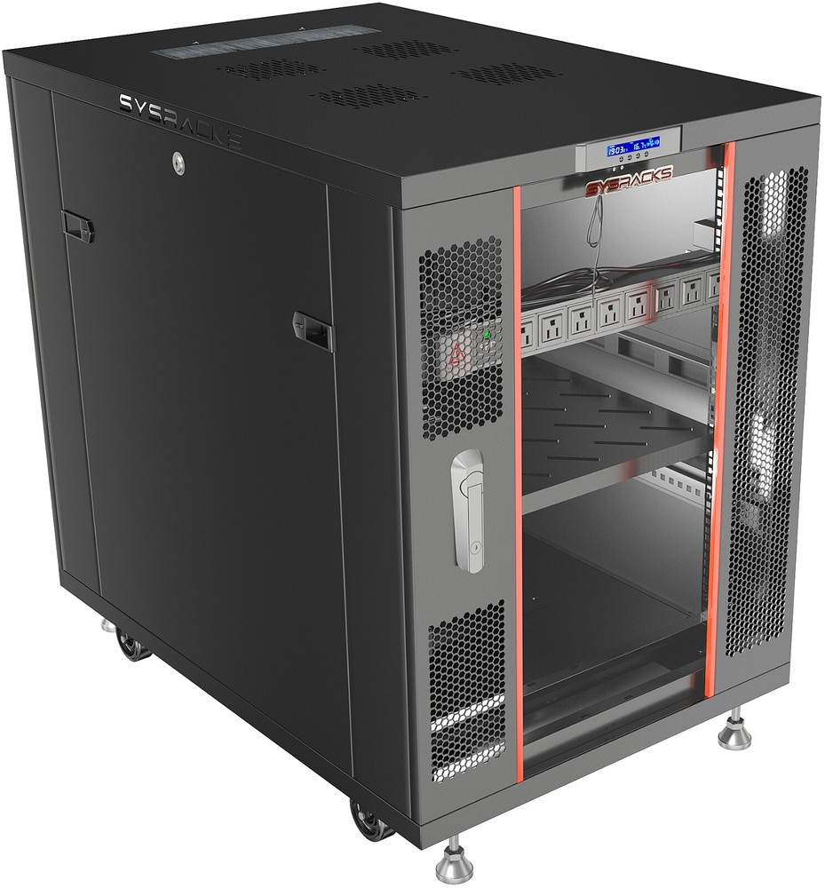 Sysracks 18U 32'' Deep IT Network Data Server Rack Cabinet