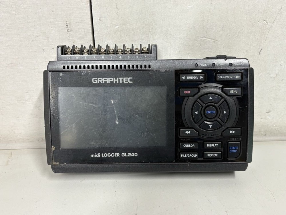GRAPHTEC Midi LOGGER GL240 Isolated Multi-channel Data Logger