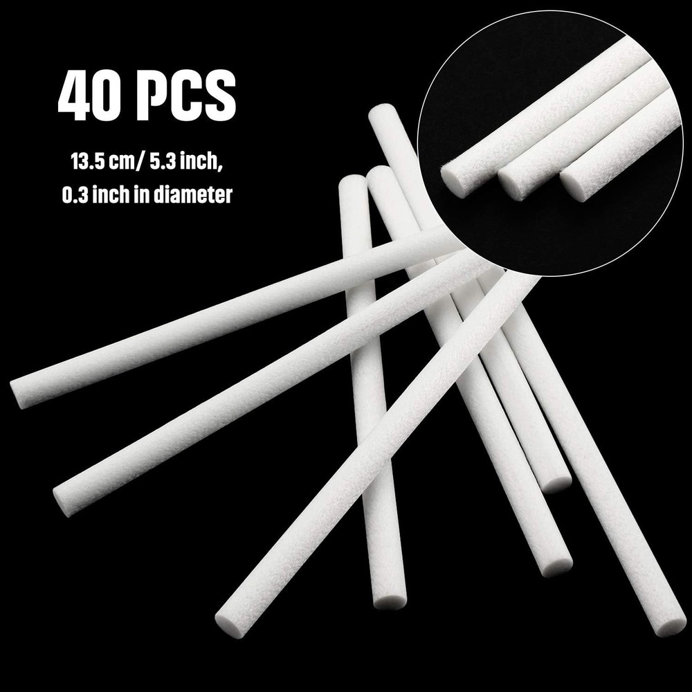 Travel-Friendly 40 Pack Humidifier Filter Cotton Wicks for USB Mini Units