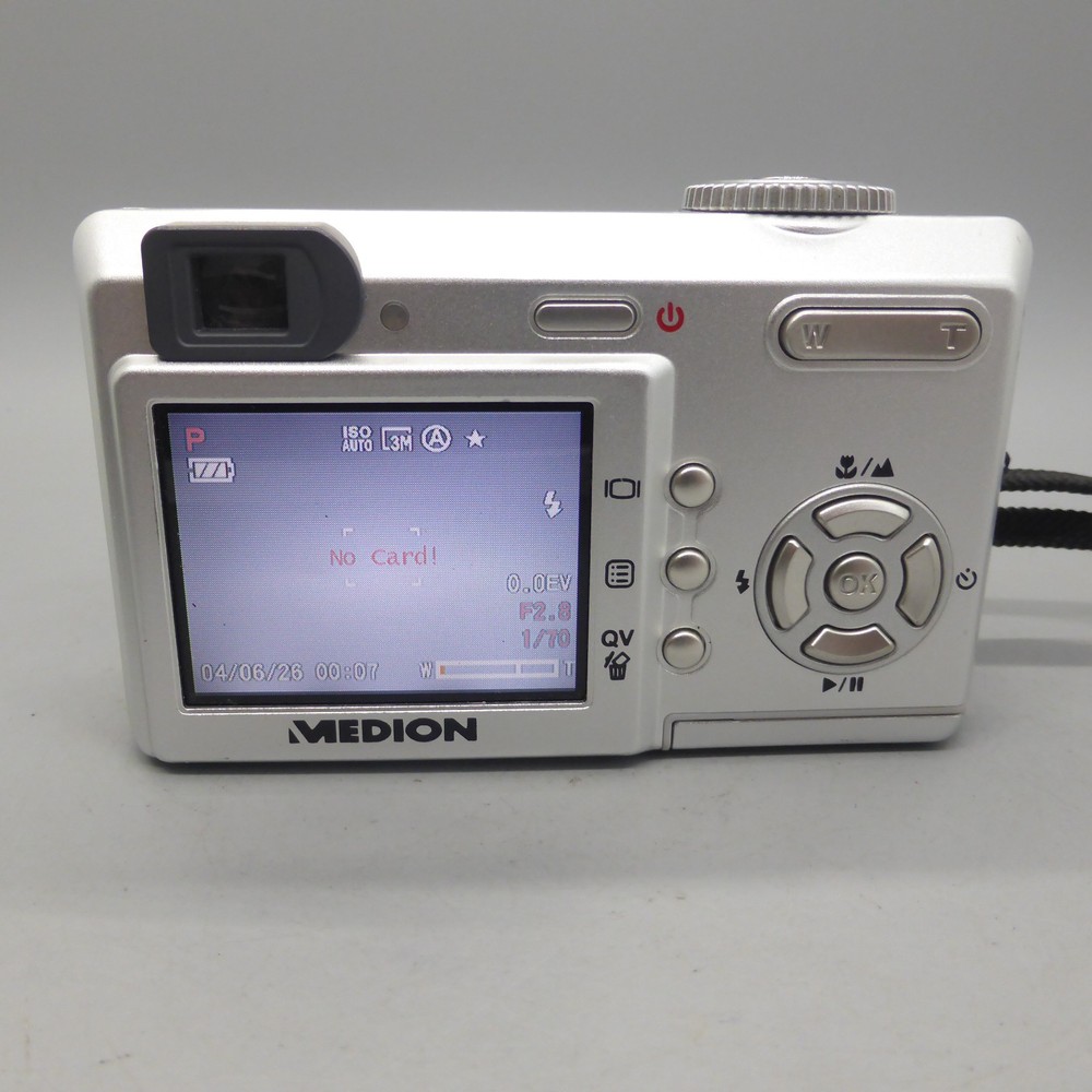 Medion Digital Camera MD41856 6.3MP Silver Tested