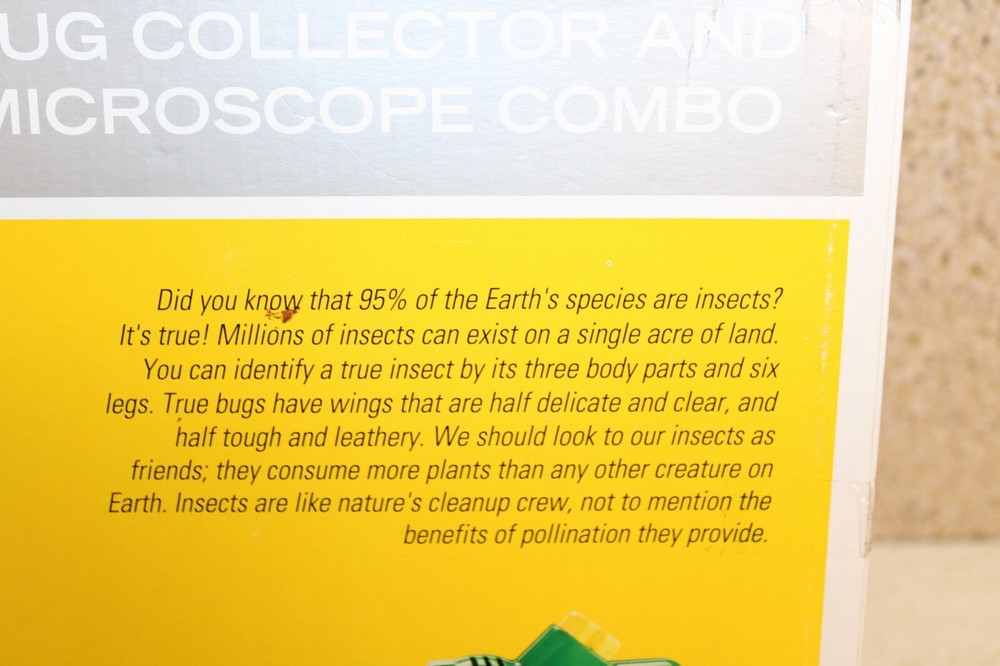 NATIONAL GEOGRAPHIC™ Bug Collector and Microscope Combo - New w/Defects