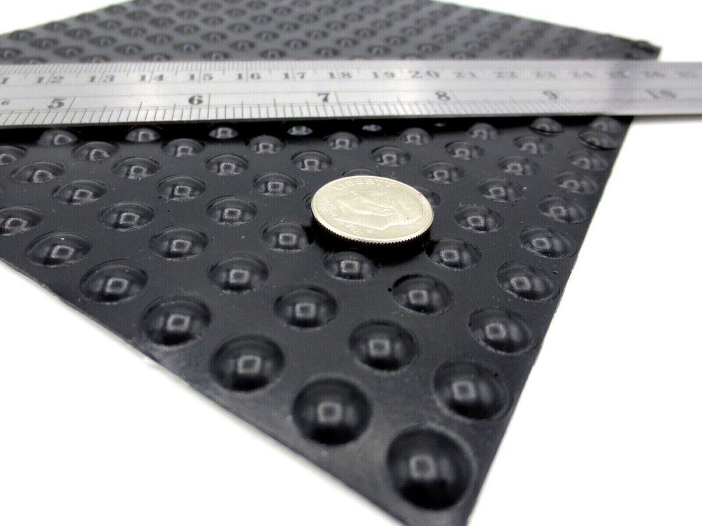 Stick-On Rubber Pad Bumper For Cabinets Kitchen Drawers Electronics - 5/16" Pad