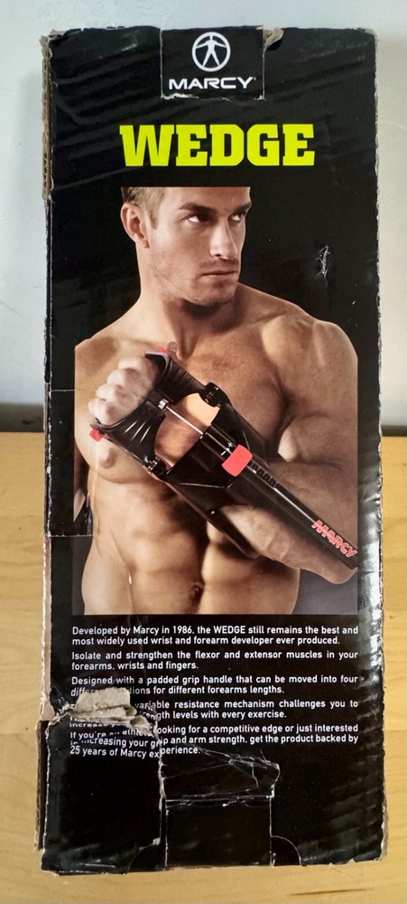 Marcy Wedge Wrist & Forearm Developer Strengthener Exerciser Open Box