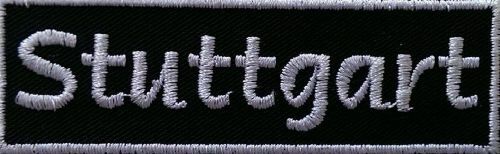Stuttgart patch embroidered patch biker company various colors (499)