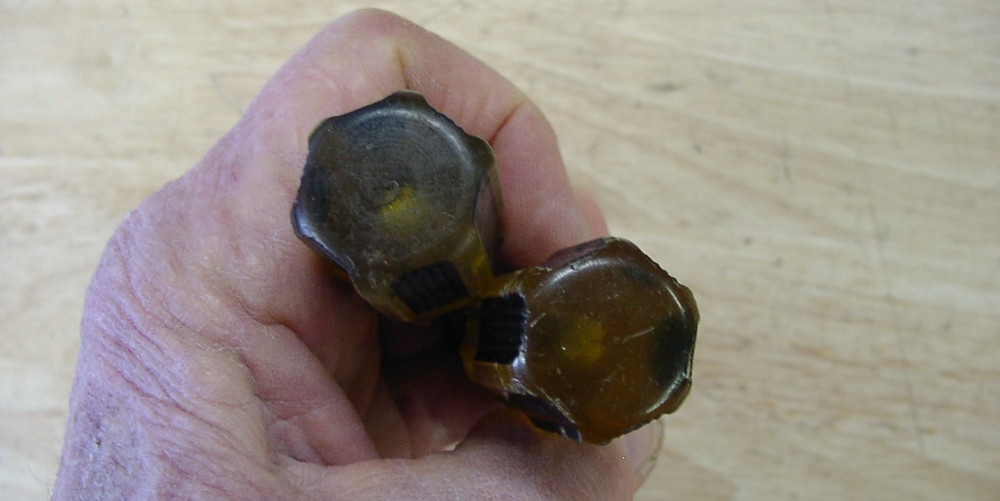 2 Vntg Stanley 100 Plus Plastic Handle Screwdrivers,Stubby,Phillips Tip 64-105