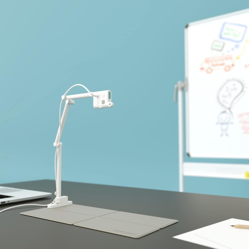 4K HD Document Camera Webcam 8MP with Visual Pointer for Teachers Compatible