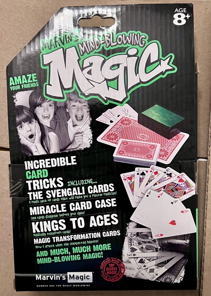 Marvin's Mind-blowing Magic 30 Amazing Magic Tricks Kit Set NIB