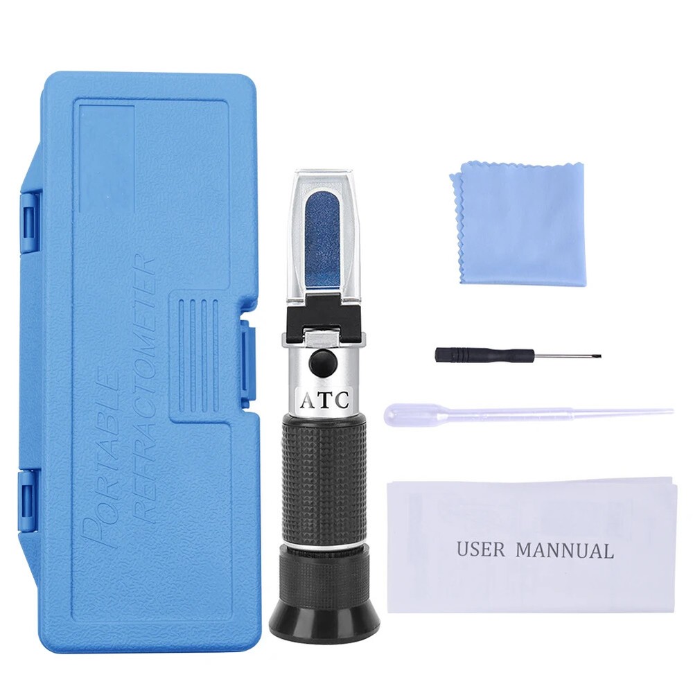 0～20% Milk Refractometer Handheld ATC Professional Milk Purity Analyzer Tester
