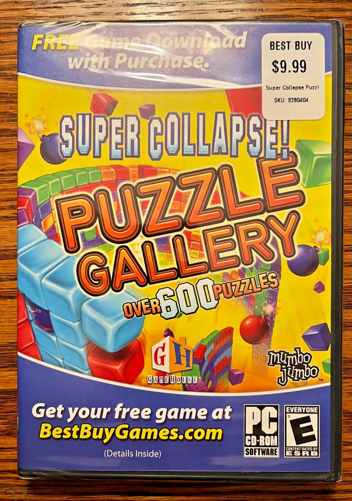 Puzzle Gallery, Over 600 Puzzles (CD-ROM, 2007)