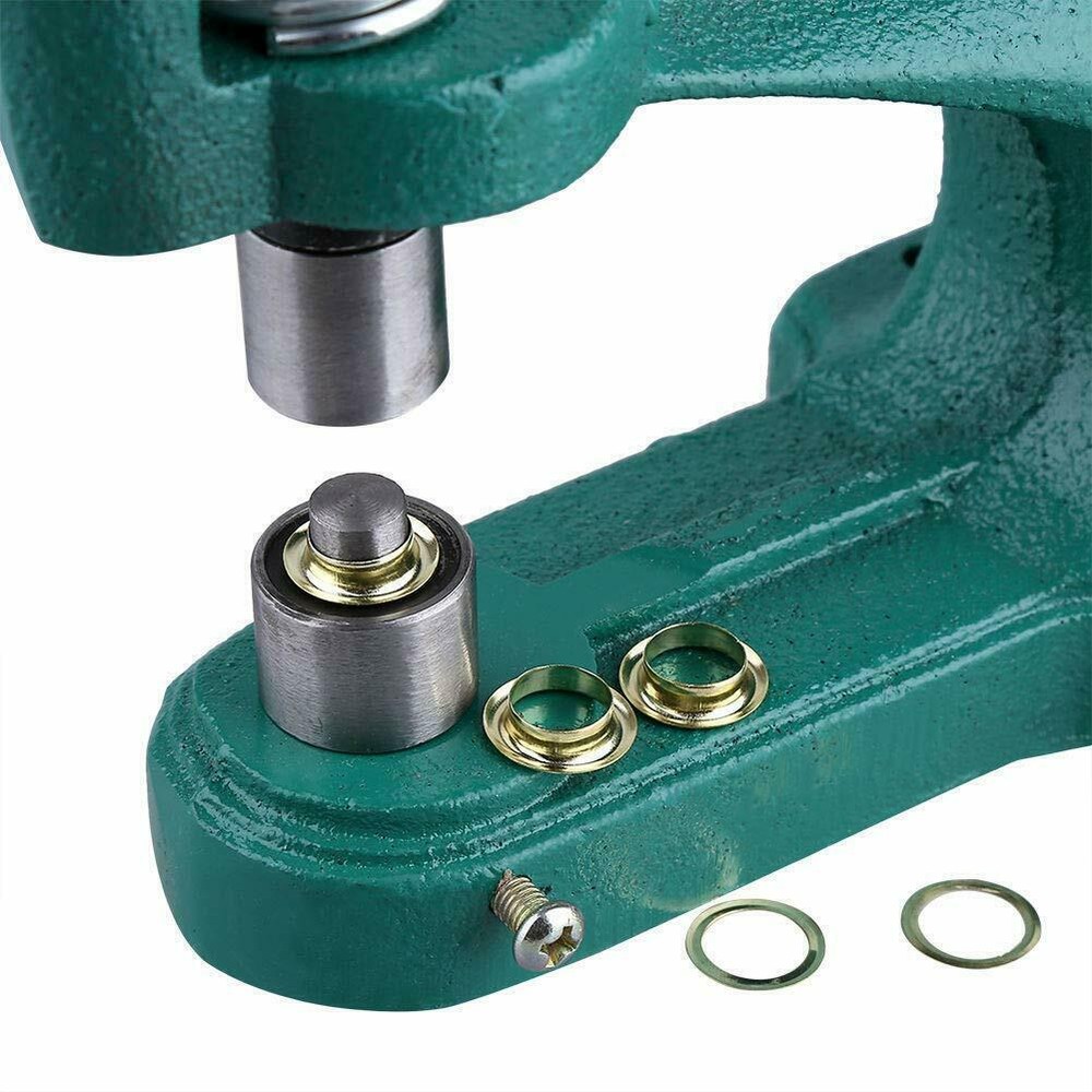 Hand press punching machine for button hole/button hole rivet button hole opener