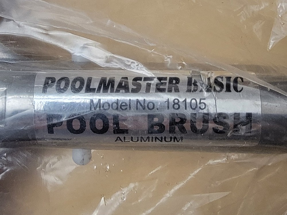 Poolmaster Basic 18105 | Aluminum Pool Brush 17-1/2"