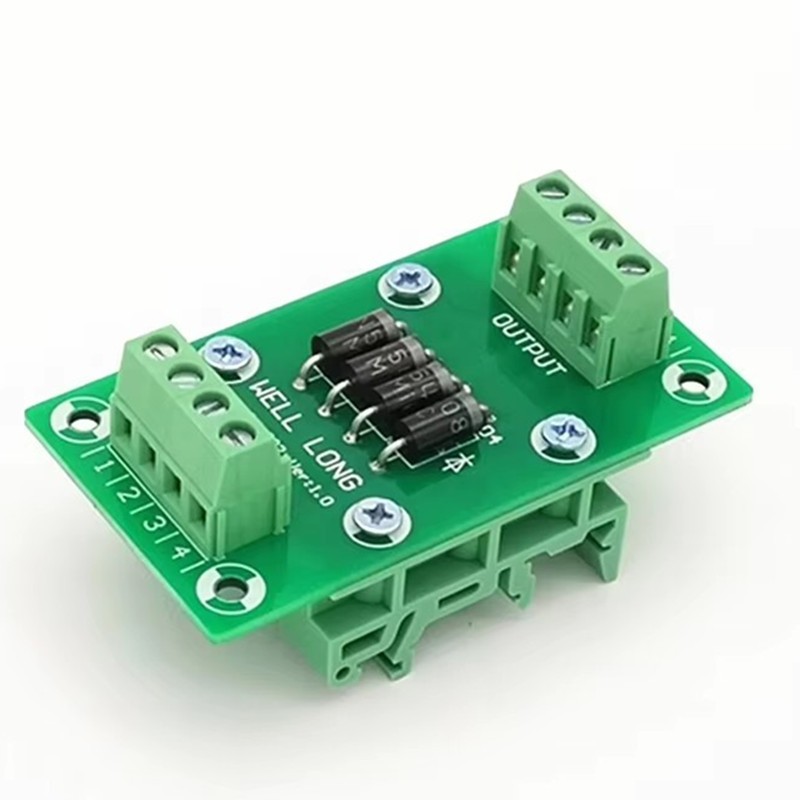 4 Channel Diode Protection Module IN5408 3A/1000V Diode Terminal Block