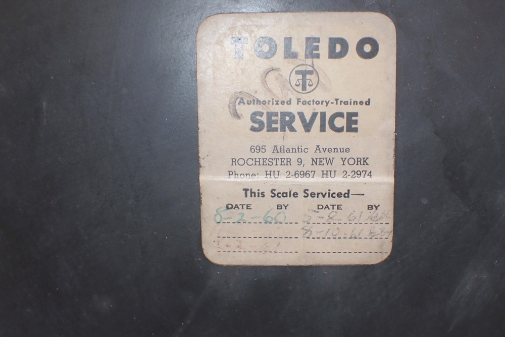 TOLEDO Scale Style 4641AP missing tray and window