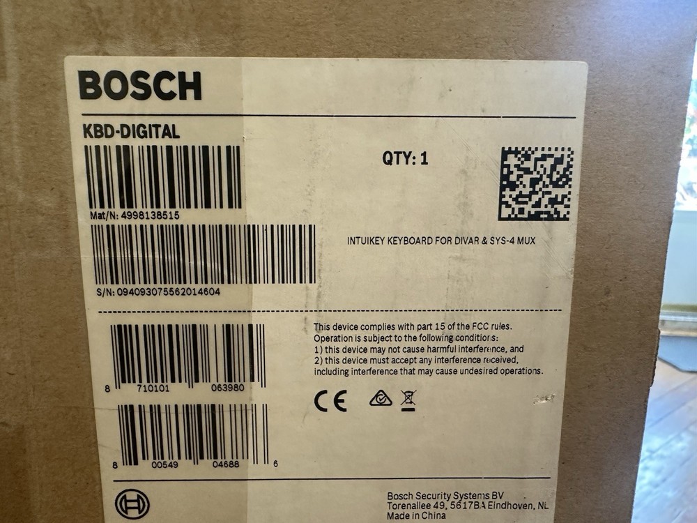 KBD-DIGITAL Bosch Intuikey Digital Keyboard