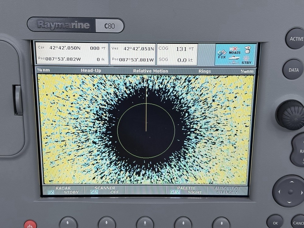 Raymarine C80 Classic GPS Chartplotter Multifunction Display- Tested, Warranty