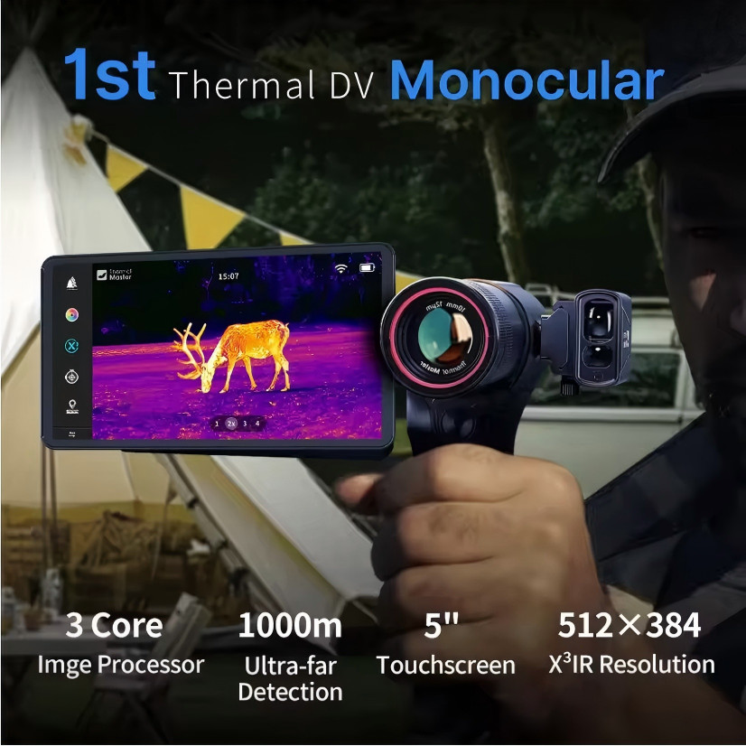 THERMAL MASTER DV2 Handheld Thermal Imaging Camera 512×384P1000m detection range