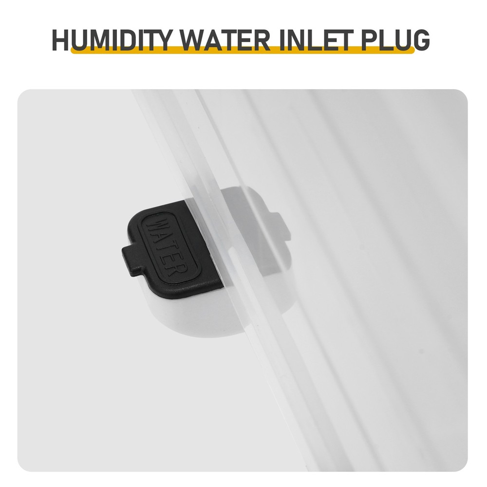 2 in 1 Egg Incubator Automatic Turner 48-96 Egg Hatching Temp & Humidity Control