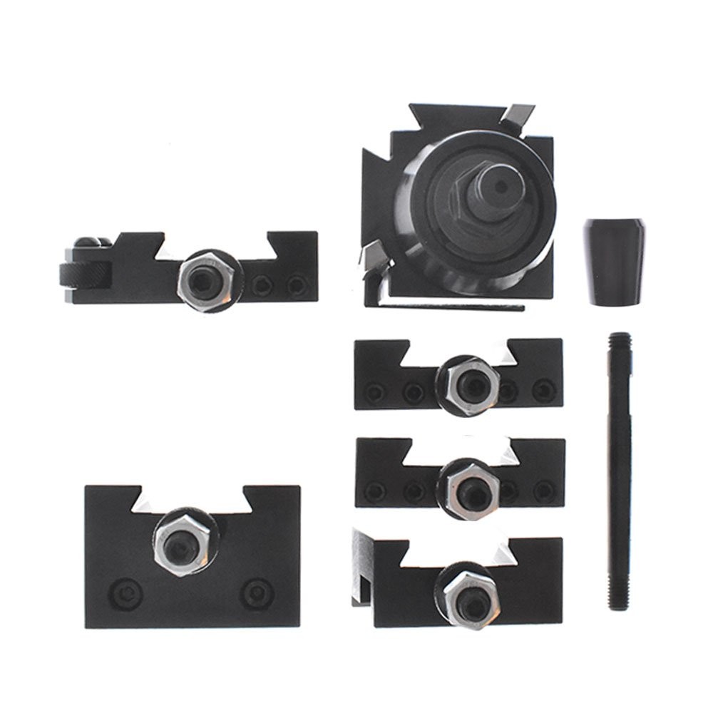 AXA Size 250-111 Wedge Type Quick Change Tool Post Set For Lathe 12"