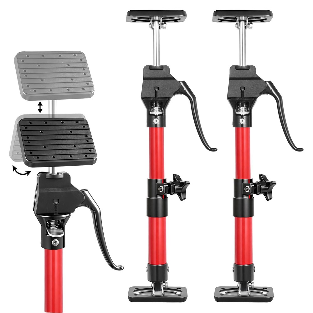 Cabinet Jack for Installing Cabinet,2 Pack Adjustable 3rd Hand Support Pole E...