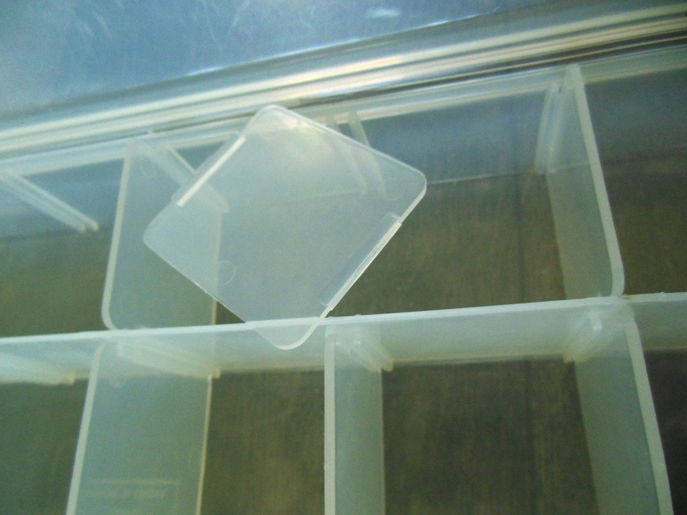 Martha Stewart Plastic Bead Organizer Storage Case, w/ 19 Compartments