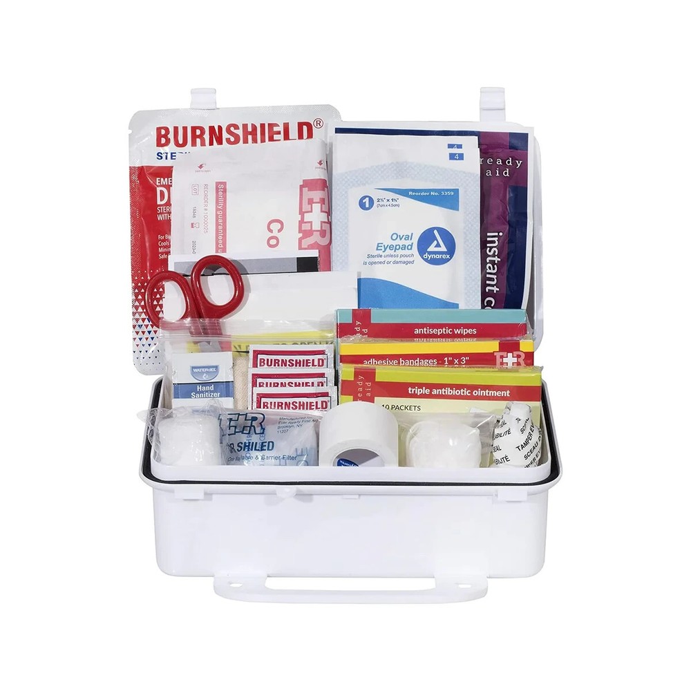 Ever Ready First Aid Basic Ansi First Aid Kit Class A Plastic Case 10-40 Person
