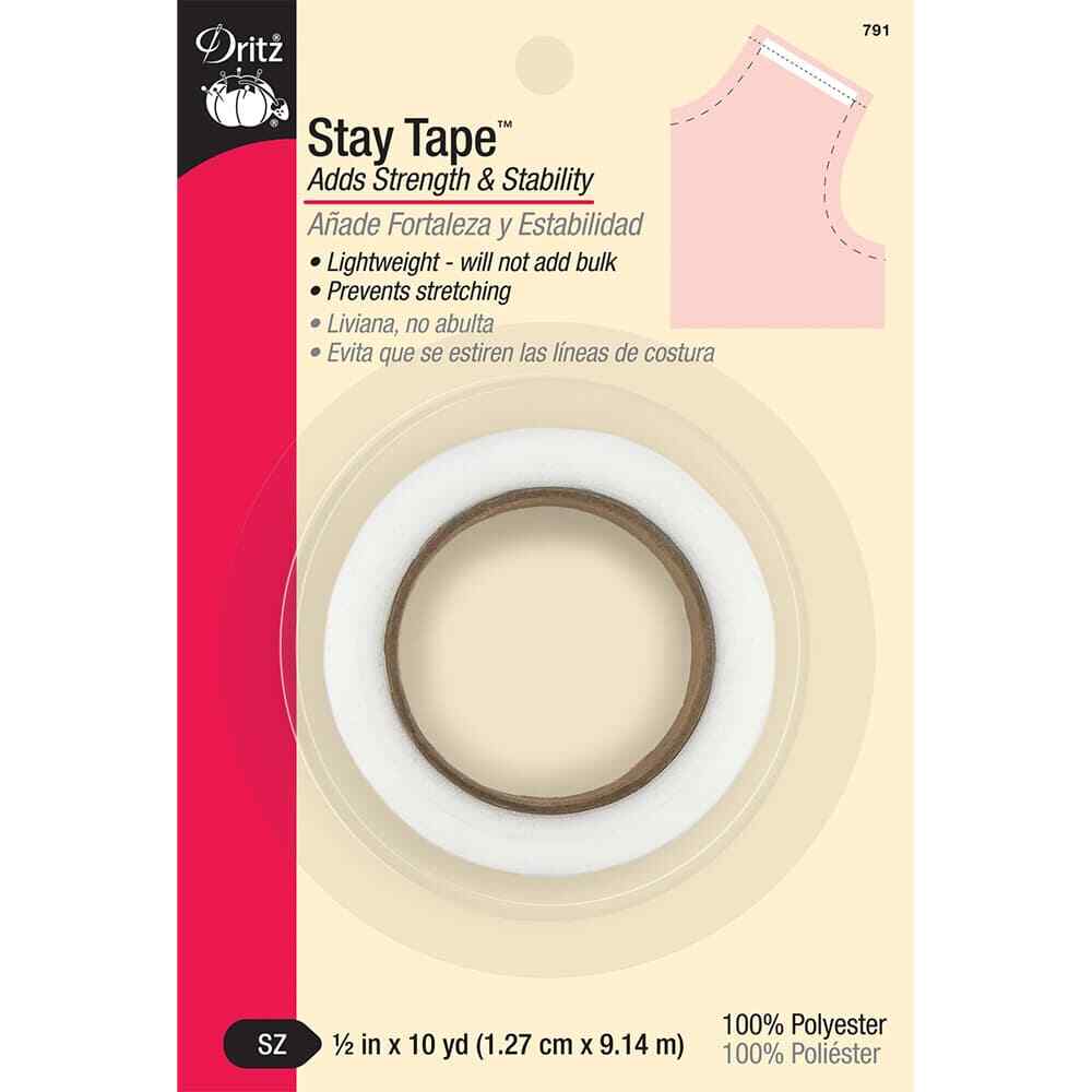 Dritz Stay Tape (1/2" x 10yds)