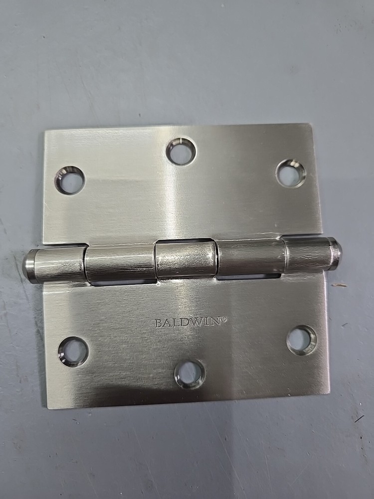Baldwin 9BR7025-002 3.5" SQUARE SATIN NICKEL HINGE