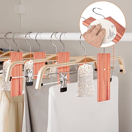 Cedar Blocks Cedar Hang Ups for Clothes Storage Cedar Sachets for for Closets...
