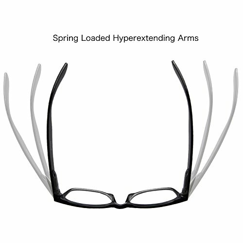 4 Pairs Deluxe Reading Glasses - Standard Fit Spring Hinge Readers