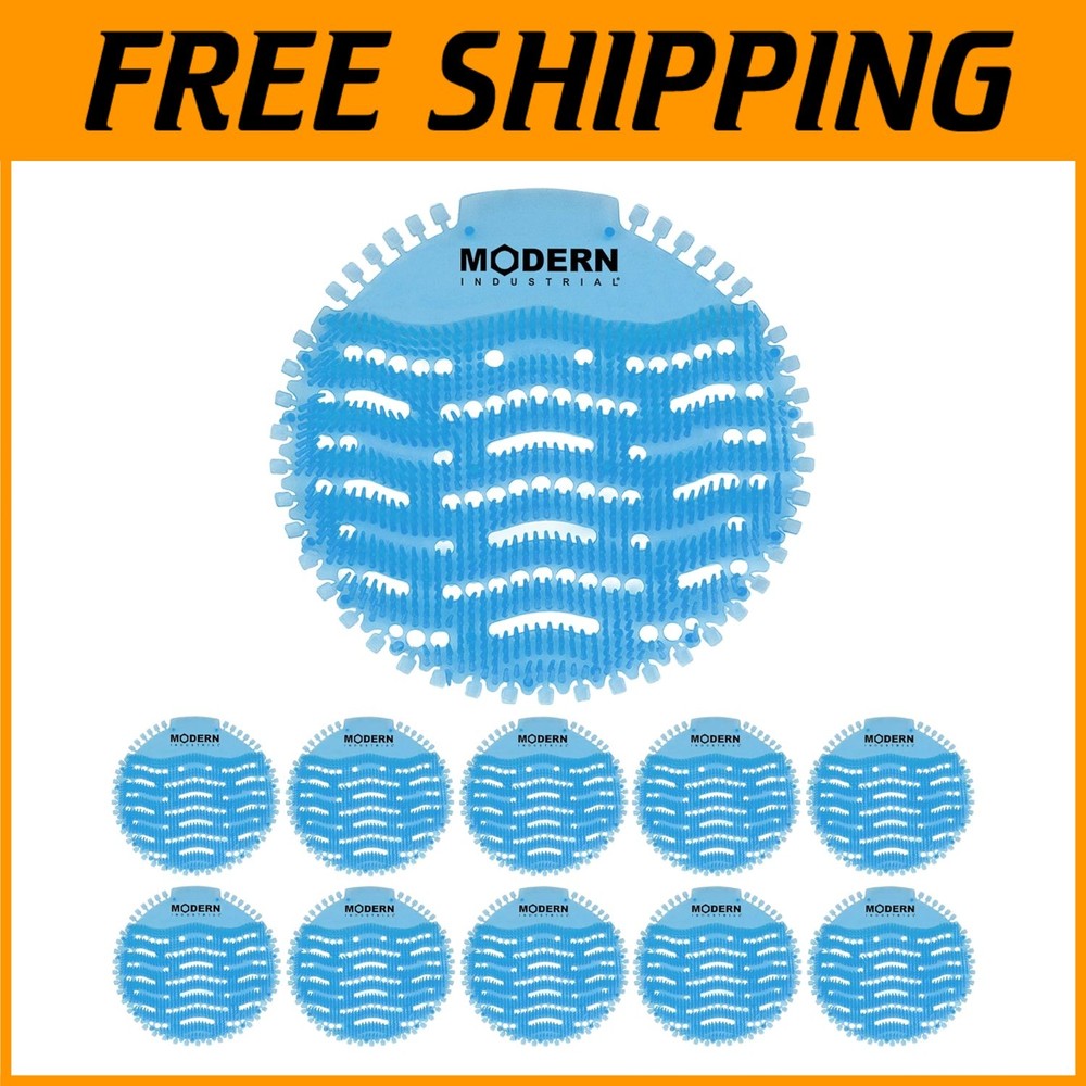 10-Pack Urinal Screens - Deodorizer and Splash Guard
