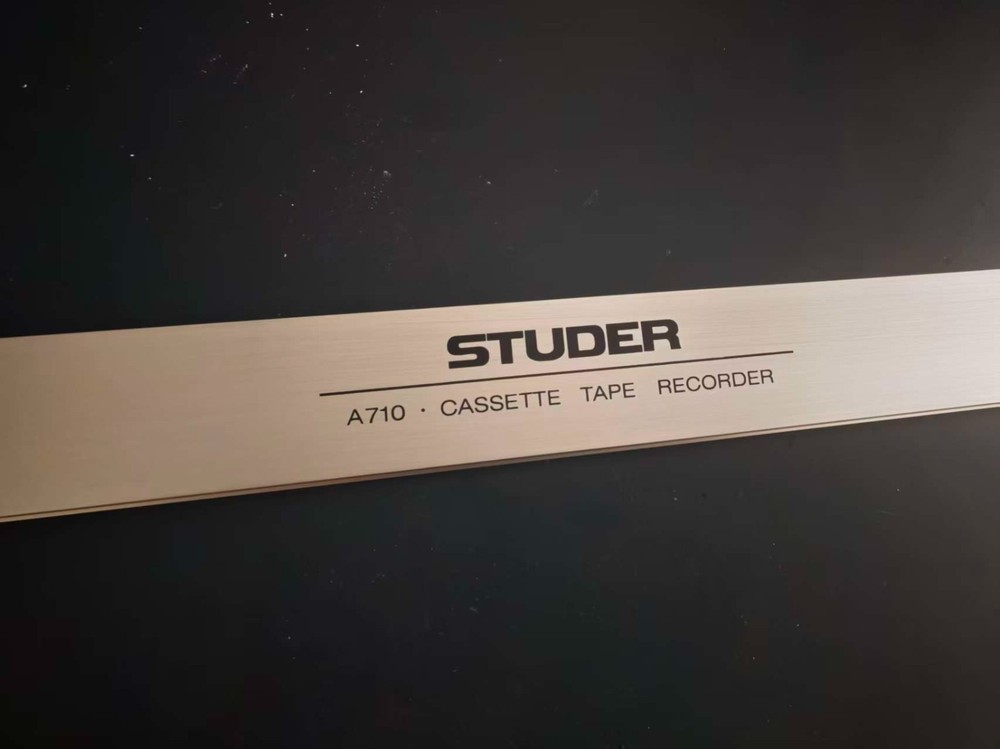 STUDER A710 TAPE DECK Panel Strip Flip Panel