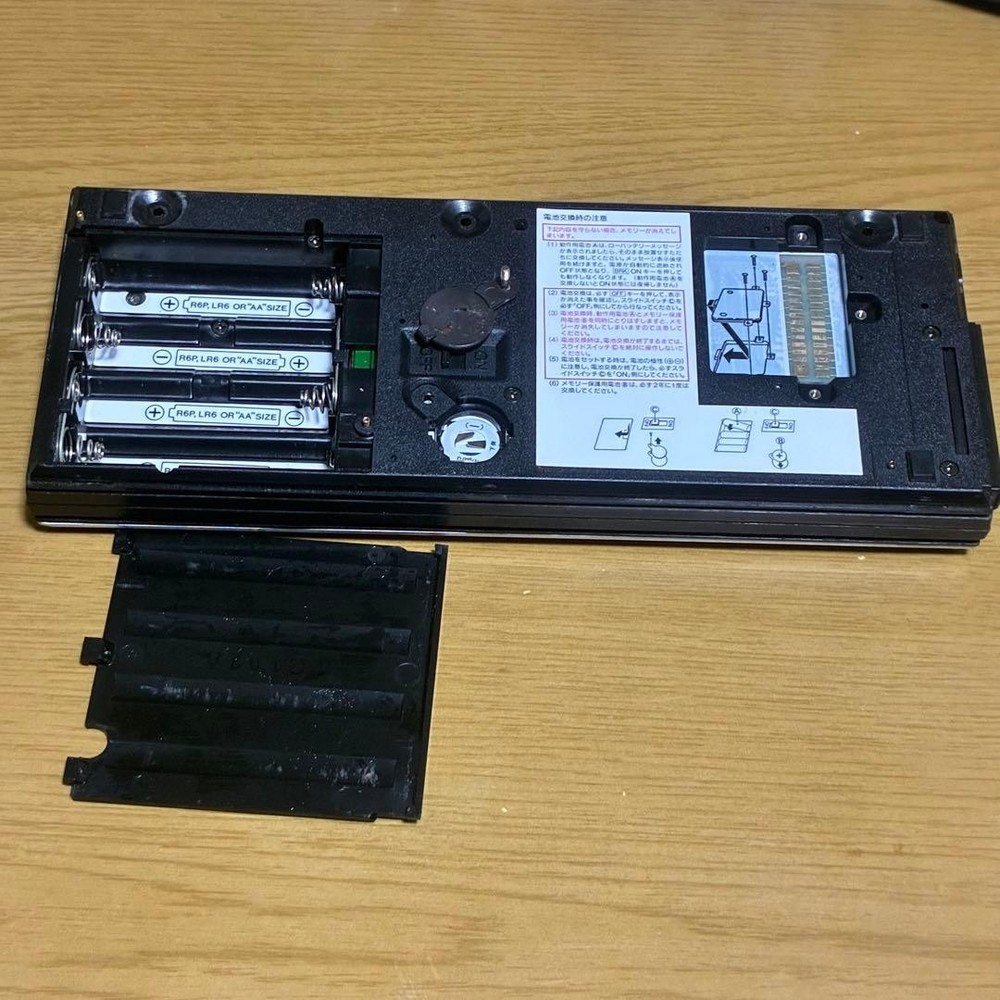 CASIO VX-4 Mini Pocket Personal Computer Calculator Tested Working Used