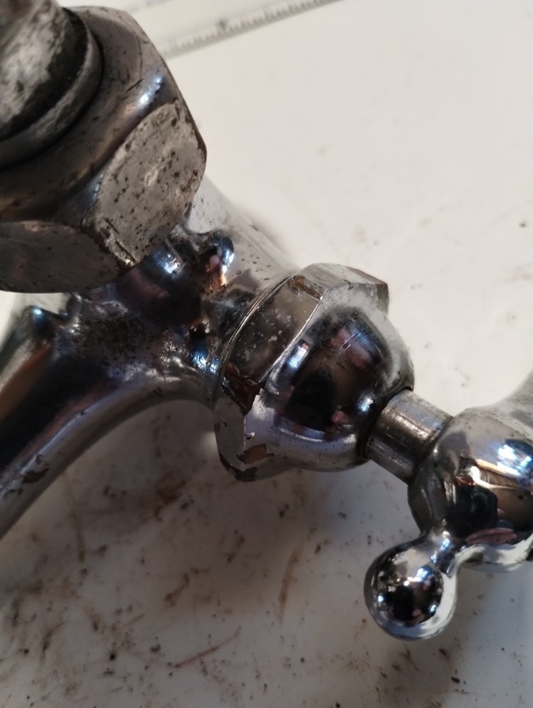Vintage Brass Kitchen Faucet