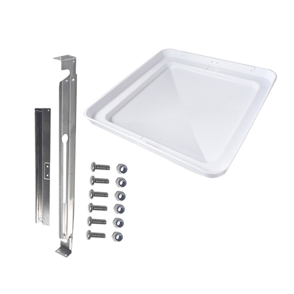 3 Pack White 14" x 14" Replacement Roof Vent Cover Camper RV Trailer Ventline